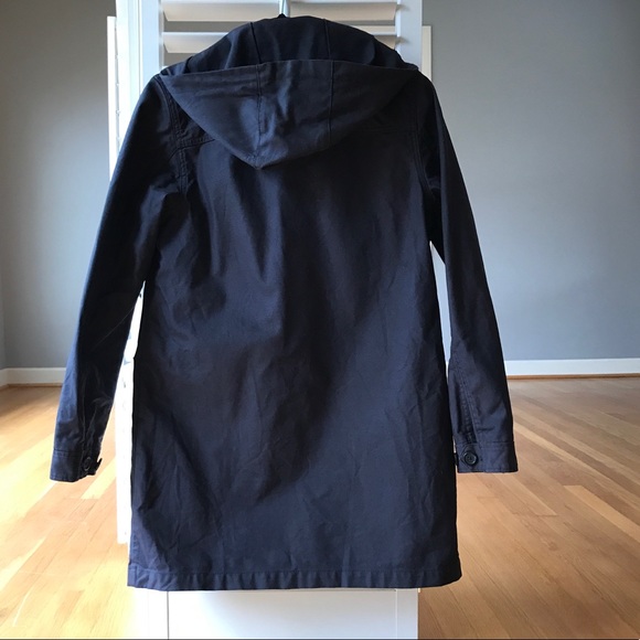**H*P**J. Crew Basketweave Jacket Raincoat - Picture 6 of 8